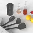 thumbnail image 5 of Silicone Cooking Utensils Set - 446°F Heat Resistant Kitchen Utensils,Turner Tongs,Spatula,Spoon,Brush,Whisk,Kitchen Utensil Gadgets Tools Set for Nonstick Cookware,Dishwasher Safe (BPA Free), 5 of 9