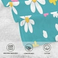 thumbnail image 5 of Yayeee 100% Cotton Hand Towels for Bathroom 16" x 28" Soft Absorbent Kitchen Towel, Small Daisy, 5 of 7