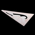 thumbnail image 2 of 1:3 1:4 1:5 Proportion 90 Degree Triangle Scale Ruler Design Pattern Making, 2 of 8