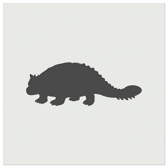 Ankylosaurus Dinosaur Solid DIY Cookie Wall Craft Stencil - 4.5 Inch