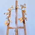 thumbnail image 5 of 12PCS Realistic Butterfly Vine Stem With Gradients Color Faux Silk Flower For Home Wedding Decoration, 5 of 9