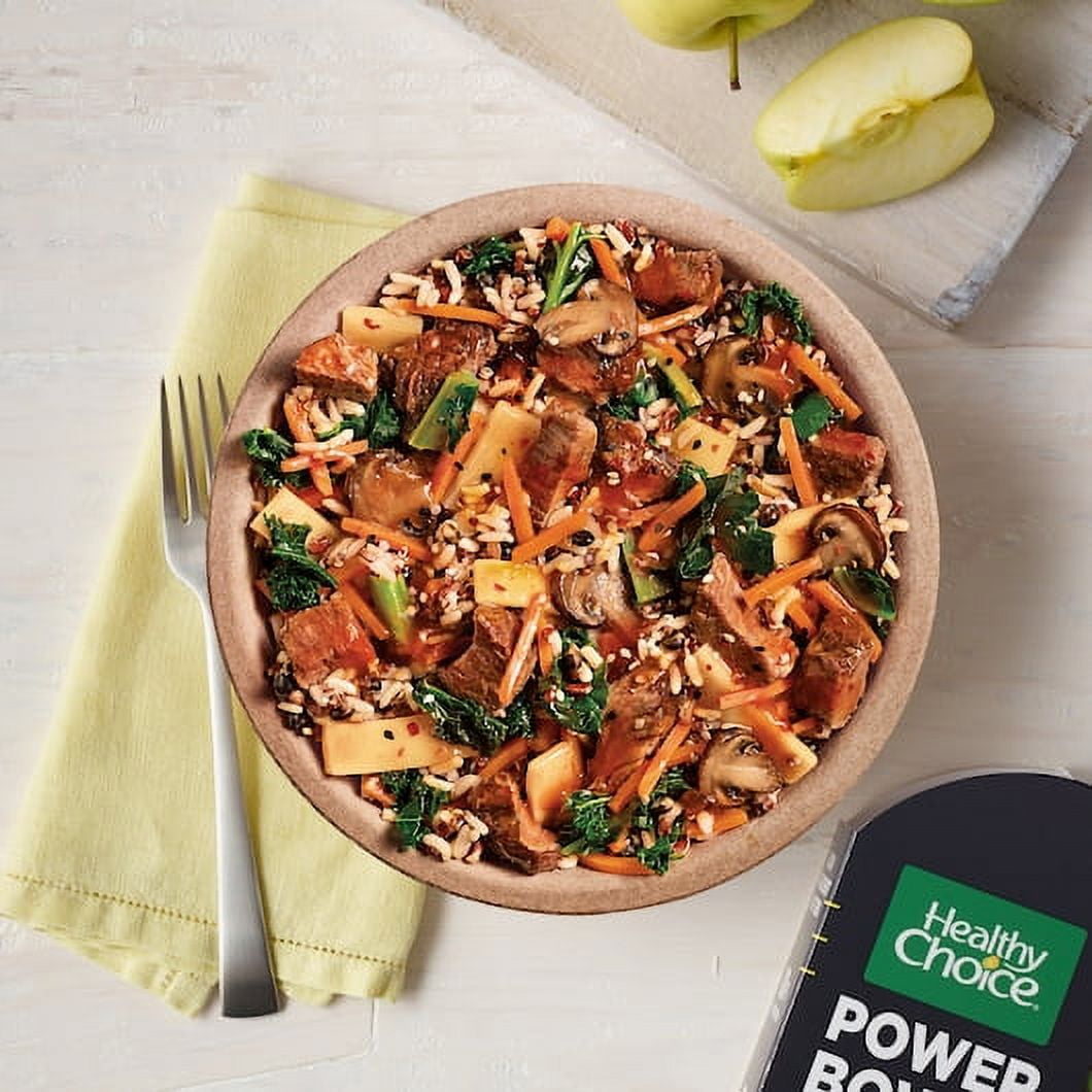 Case of 8, Healthy Choice, Power Bowls Korean-Inspired Beef, 9.5 ounce