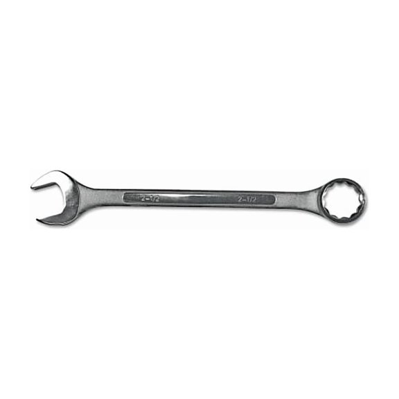 Combination Wrench, 13/16 in Opening, 10-11/16 in OAL, 12-Point, Nickel Chrome Plated Finish