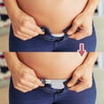 thumbnail image 3 of 3 Pcs Rallonge de Pantalon de Maternité Taille Élastique Réglable Ceinture de Grossesse Rallonge de Pantalon de Grossesse pour Femme Enceinte, 22 * 20 * 16CM, 3 of 4
