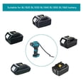 thumbnail image 3 of Car Tire Pump, 150PSI Cordless Tire Inflator Frost  18V Battery Powered LCD Screen  For Vehicle, 3 of 8