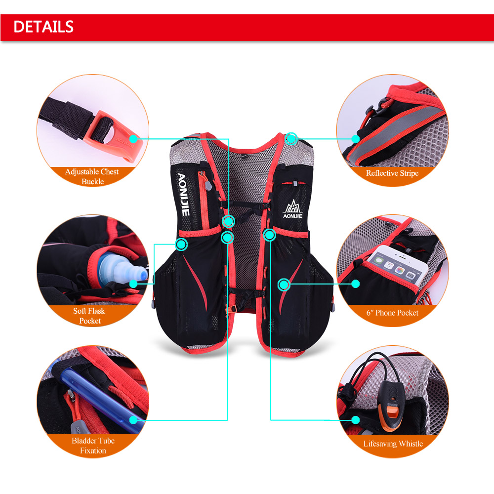 aonijie 5l hydration backpack