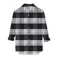 thumbnail image 3 of Camisas Y Playeras Hombres Casual Manga larga Primavera Verano Turndown Neck 3D Impreso Camisas Moda Top Blusa Camisas (D, XL), 3 of 5
