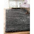 thumbnail image 3 of Unique Loom Marilyn Monroe Opulence Shag Collection Area Rug - (8' x 10' Rectangle Slate), 3 of 8
