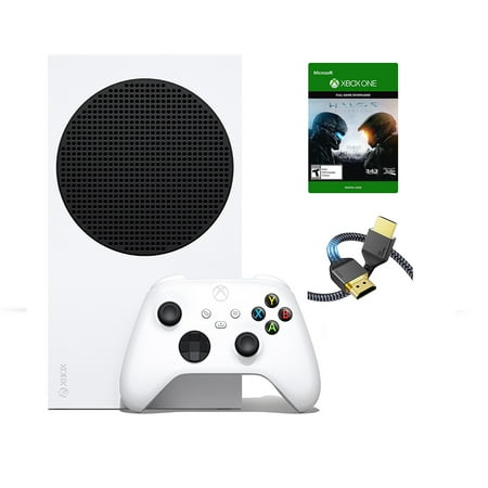 2023 Newest Edition-Microsoft Xbox-Series-S 512GB SSD– White Wireless Controller with Halo 5: Guardians Standard Edition Full Game and SUPERE High Speed HDMI Cable