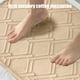 thumbnail image 5 of Alfombrilla de baño absorbente de espuma antideslizante | Alfombra de baño suave de terciopelo 40x60cm | Alfombra de suelo engrosada de secado rápido lavable a máquina | Negro, Gris, Blanco, Caqui,, 5 of 8