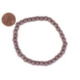thumbnail image 2 of The Bead Chest Wood Stretch Bracelet, Brown - Stackable Beaded Jewelry, Unisex for Men & Women, 2 of 3