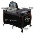 Monbebe Flex Deluxe Baby Play Yard with and Changer, Urban