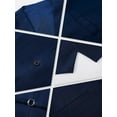 thumbnail image 4 of Beauty-Emily Men’s Formal 3-Piece Tuxedo Suit – Blazer, Vest & Pants, One-Button Design with Lapel Collar, Perfect for Wedding, Party, Business & Prom, 4 of 6