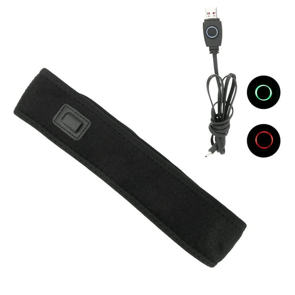 Carbon Fiber Heating Head Wrap, Durable Effective Relief Superb Workmanship Sophisticated Design Electric Head Belt for Home