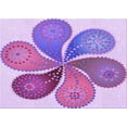 thumbnail image 1 of Ahgly Company Indoor Rectangle Patterned Orchid Purple Area Rugs, 6' x 9', 1 of 6