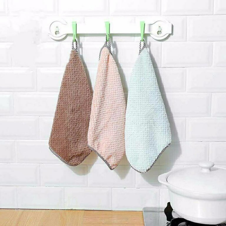 QIFEI 1 Pc Kitchen Dish Cloths, Super Absorbent Microfiber Cleaning Cloth  for Cleaning Dishes, Kitchen, Bathroom, Car