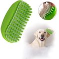 thumbnail image 1 of Cepillo de masaje para baño de mascotas, para ducha de perros con deflector transparente, fácil de quitar, herramientas para peinar para el cuidado del baño, hechas de goma suave, 1 of 5