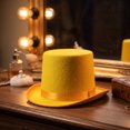 thumbnail image 4 of YAWUBT Magician Felt Top Hat for Adults, Butler Costume Top Hat, Ringmaster Hat, Steampunk Hat, Dress Up Party Hat, 4 of 7