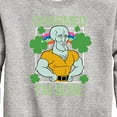 thumbnail image 3 of SpongeBob SquarePants - Charmed I'm Sure - Toddler And Youth Crewneck Fleece Sweatshirt, 3 of 6