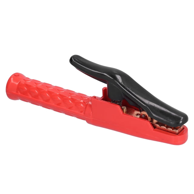 Support d'Électrode de Soudage Robuste 500A - Pince en Laiton Résistant à la Chaleur avec Poignée Isolée pour Soudure Sûre et Efficace (Convient aux Tiges de 6.3-10mm) Pince d'Électrode de Soudage Premium 500A - Haute