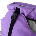 thumbnail image 4 of DENUONISS Soporte para Patines de Ruedas, Bolsa para Patines en Línea, Multibolsillos, Contenedor para Patines de Ruedas, Mochila para Equipo de Patines , Púrpura, tal como se describe, 4 of 8