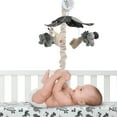 thumbnail image 5 of Lambs & Ivy Baby Jungle Animals Gray/Tan Musical Crib Mobile Soother Toy, 5 of 6