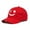 Red, variant on Colevkie Unisex Embroidered Baseball Cap for Men Women Adjustable Halloween Style Truck Hat Dad Hat(Navy blue)