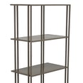 thumbnail image 2 of Bush Plant Display Stand, Modern 4 Tier Gray Metal Finish, 38 Inch, 2 of 2