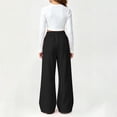 thumbnail image 6 of Jalioing Wide Leg Sweatpants for Kids Fall Winter Thick Warm Lounge Trousers Elastic Waist Casual Athletic Pants 5-15 Years, 6 of 9