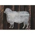 thumbnail image 1 of Designocracy 98149-18 Vintage Sheep Whimsical Art on Board Wall Decor, 1 of 1