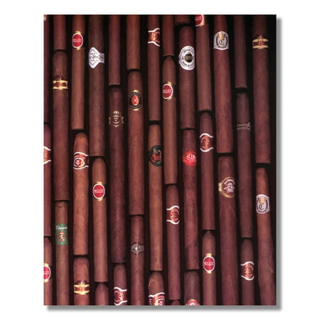 Cigar Labels And Cigars Store Wall Picture Art (Best Way To Store Cigars Without A Humidor)