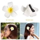 thumbnail image 2 of Pinza para el cabello con flor de Plumeria hawaiana para mujer, accesorios para el cabello con pasador para novia y boda, 10 piezas, 2 of 5