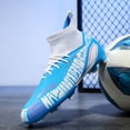 thumbnail image 5 of Zapatos de fútbol ultraligeros para hombre y niño, botas de fútbol, tacos de entrenamiento para exteriores, zapatillas deportivas antideslizantes FG/TF, 5 of 5