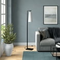 thumbnail image 4 of Henn&Hart 11" Blackened Bronze Metal/Fabric Floor Lamp, 4 of 8