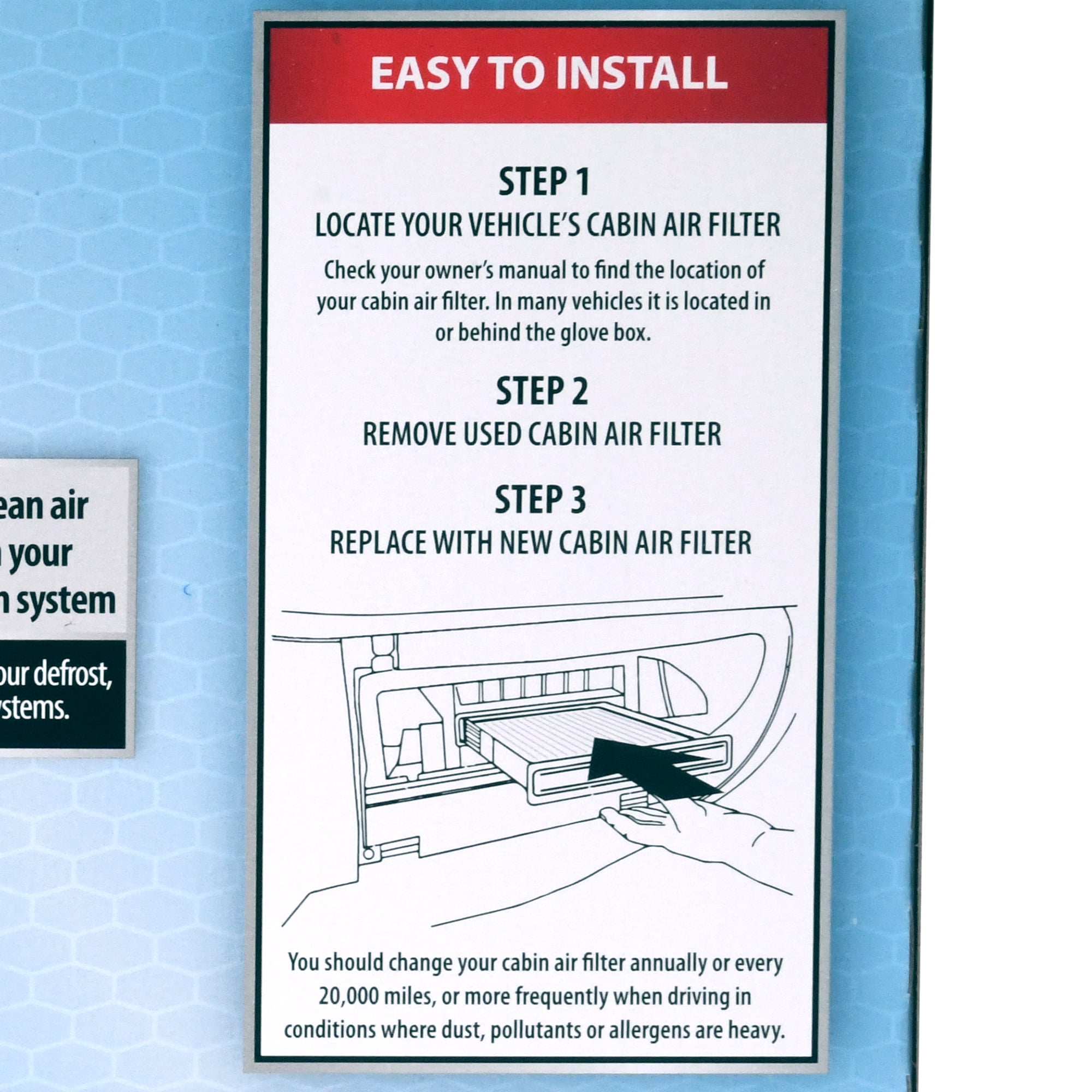 2017 nissan altima cabin air filter replacement