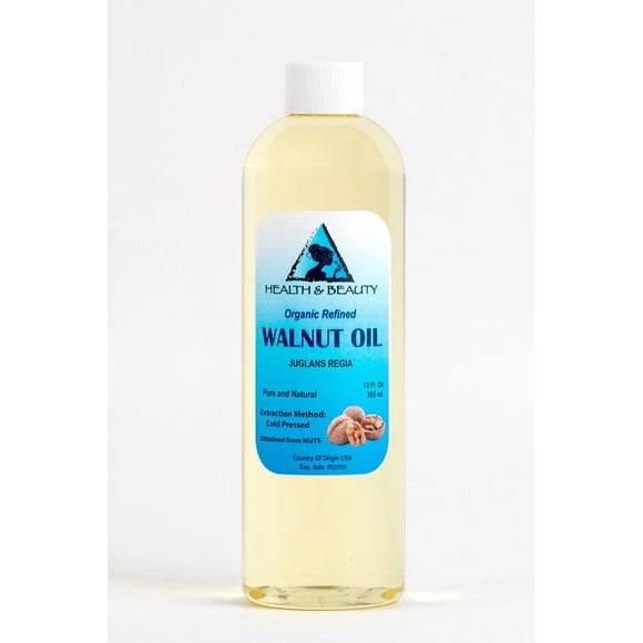 Walnut oil organic carrier cold pressed premium natural pure 12 oz
