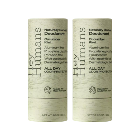 Hey Humans Cucumber Kiwi Aluminum Free Deodorant  2 oz (Pack of 2)