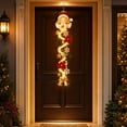thumbnail image 6 of Glowing Angel Front Porch Decorations Outdoor with Led, Bright Outdoor Decor for Porch with Snowflakes for Entry, Elegant Porch Decorations with Red Flowers for Winter Holiday, 6 of 6