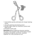 thumbnail image 3 of Equate Metal Eyelash Curler with 5 Refill Pads, Black, 3 of 4