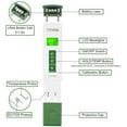 thumbnail image 3 of YINMIK 2nd Generation pH TDS Tester Combo with Horizontal Display Digital pH Meter Professional PPM Meter for Hydroponics Swimming Pool Aquarium Household Drinking Homebrew, 3 of 7