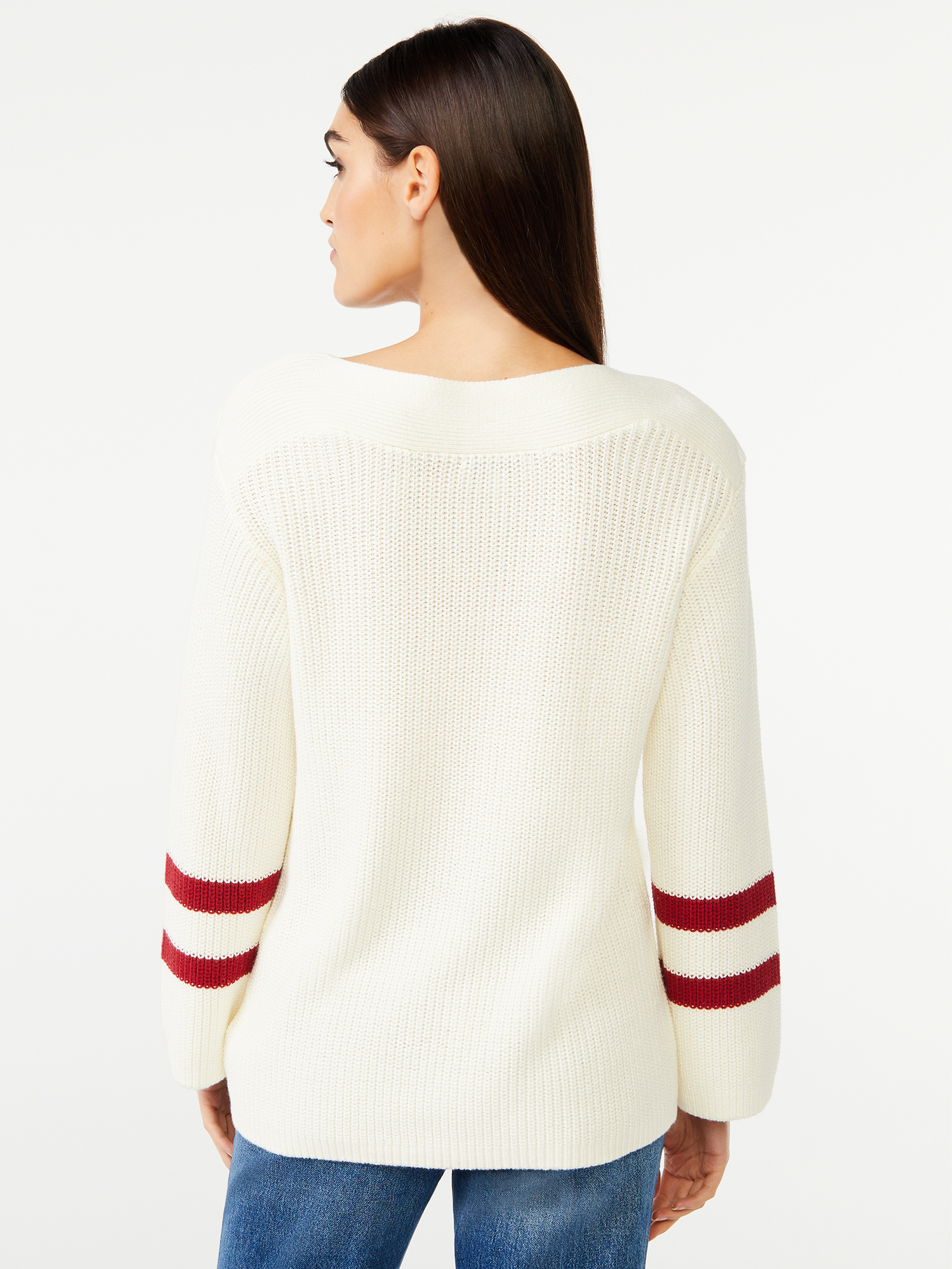 Free Assembly Women’s Button Shoulder Sweater - image 3 of 6