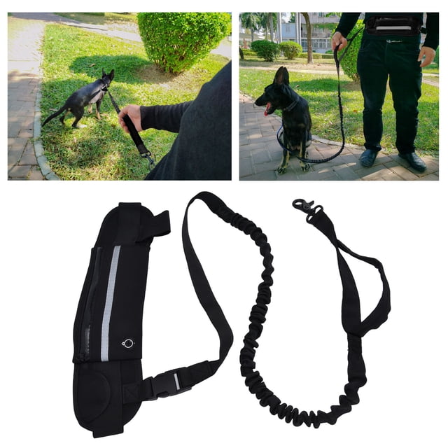 Dog Running Traction Rope,Sports Belt Bag Leash Hands Free Walk Dog Leash Running Waist Dog Leash Enhanced Features