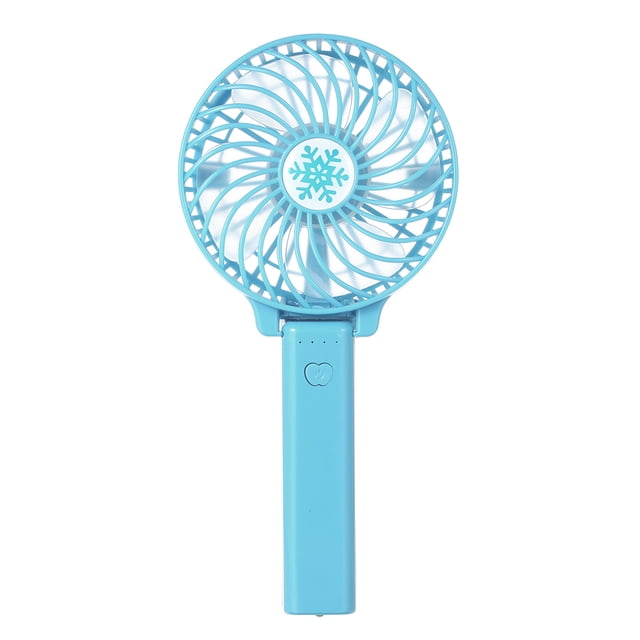 Portable USB Lithium Battery Rechargeable Fan Ventilation Foldable Air Conditioning Fans Foldable Cooler Mini Operated Hand Held Cooling Fan for Outdoor Home (Black)