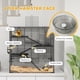 thumbnail image 4 of HOWEN Large Hamster Cage with 9" Deep Tempered Glass Bottom, 4 Tiers Hamster Tank with Running Wheel, Hut, Water Bottle, Dish, Rat Cage for Syrian, Dwarf, Gerbils, Mouse, 31" x 19" x 31.5", Black, 4 of 18