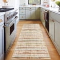 thumbnail image 2 of CAROMIO 2' x 6' Modern Rugs for Bedroom Imitation Braided Pattern Soft Carpet, Rainbow Color, 2 of 5