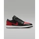 thumbnail image 4 of N I-K-E A i r-Jor-dan 1 Low Shoes Black Varsity Red White 553558-067 Men's & GS Sizes, 4 of 6