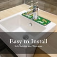 thumbnail image 7 of 3 Pcs SKYSONIC Faucet Absorbent Mat Rabbits On Green Washable Counter Drying Pads Behind Faucet for Kitchen Bathroom, 7 of 7