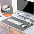 thumbnail image 4 of COFEST Electric Heat Mouse Pad Table Mat Display Temperature Heating Mouse Pad Keep Warm Hand for Office Computer Desk Keyboard Gray, 4 of 9
