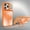 Orange, variant on For iPhone Air Magnetic Phone Case,With Contractile Lens Ring Kickstand,Compatible with Mag-Safe,Glossy Ultra Slim Shockproof Anti-fall Rugged Drop Protection,Thin Fit Phone Case,Black