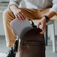 thumbnail image 4 of LAICAIW iPad Pro 12.9 Sleeve Case, Padded Protective Accessories Bag for Pad Pro 12.9 M2/M1/2018-2020, Surface Pro 9/8/X/7/6, 12.4\u201d Galaxy Tab S8/S7+ (PU-Gray12.9), 4 of 7